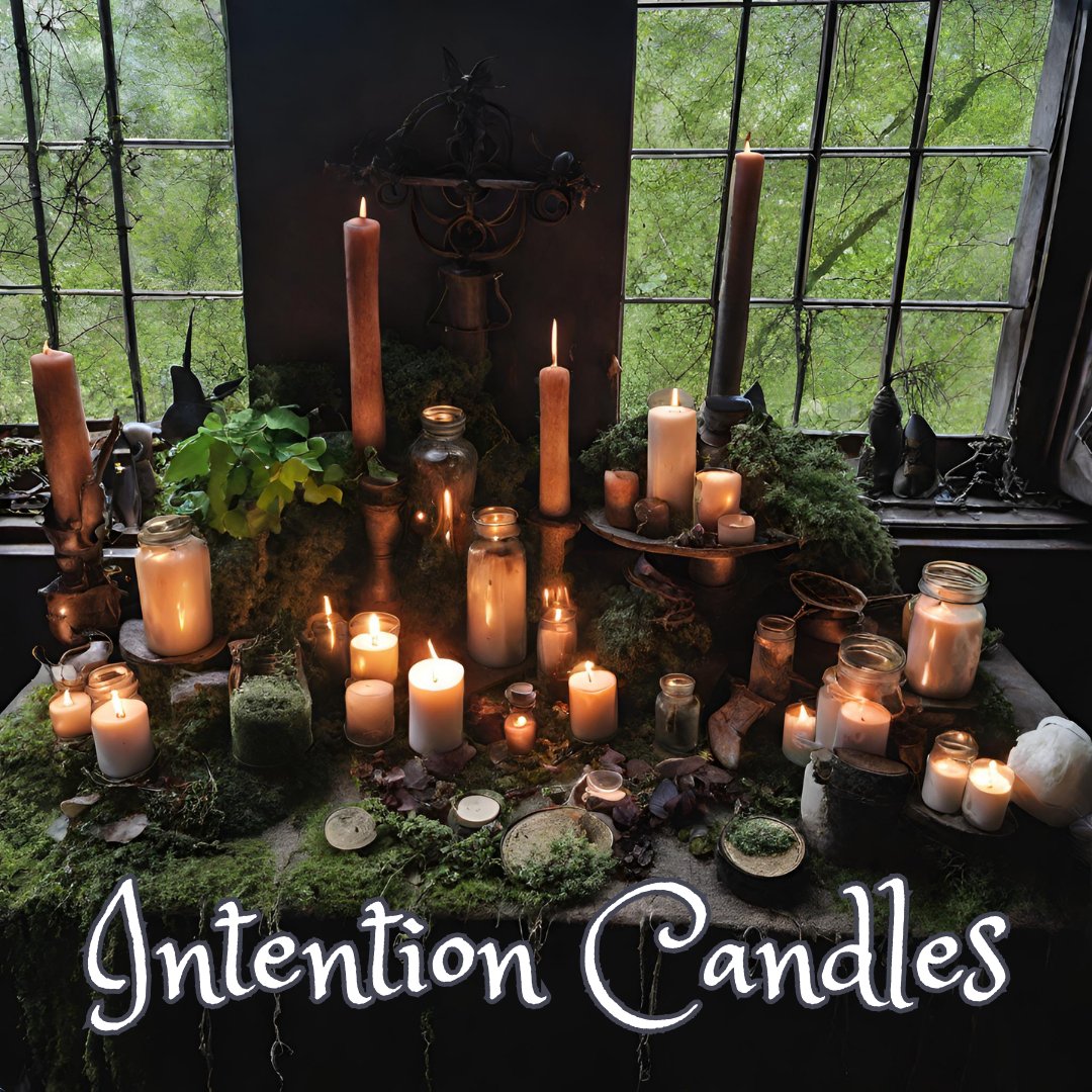 Vibrationally Charged Ritual Intention Candles