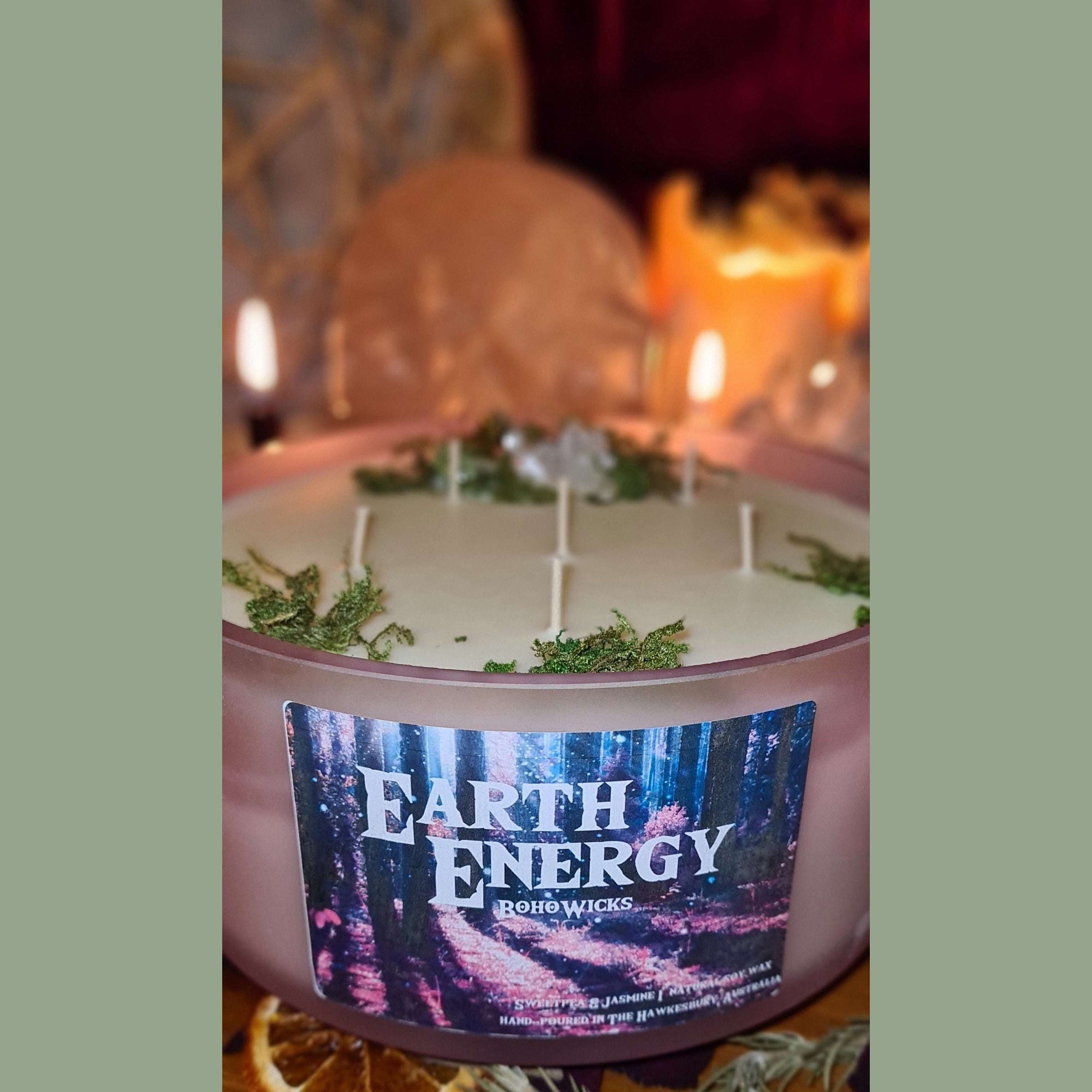 Boho Wicks Intention Candles