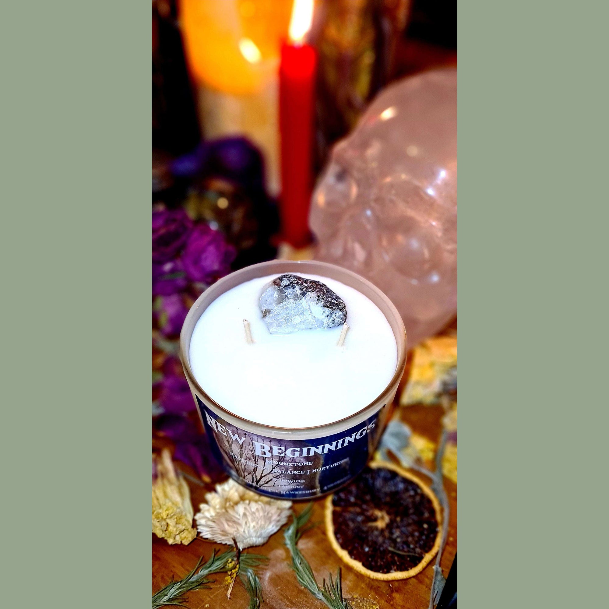 Boho Wicks Intention Candles