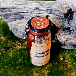 Forest Grounding Spell Jar