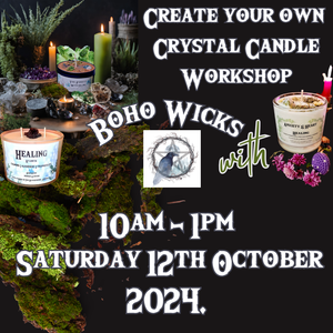 🕯️ Crystal Candle Making Workshop 🕯️