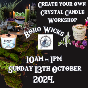 🕯️ Crystal Candle Making Workshop 🕯️