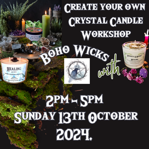 🕯️ Crystal Candle Making Workshop 🕯️