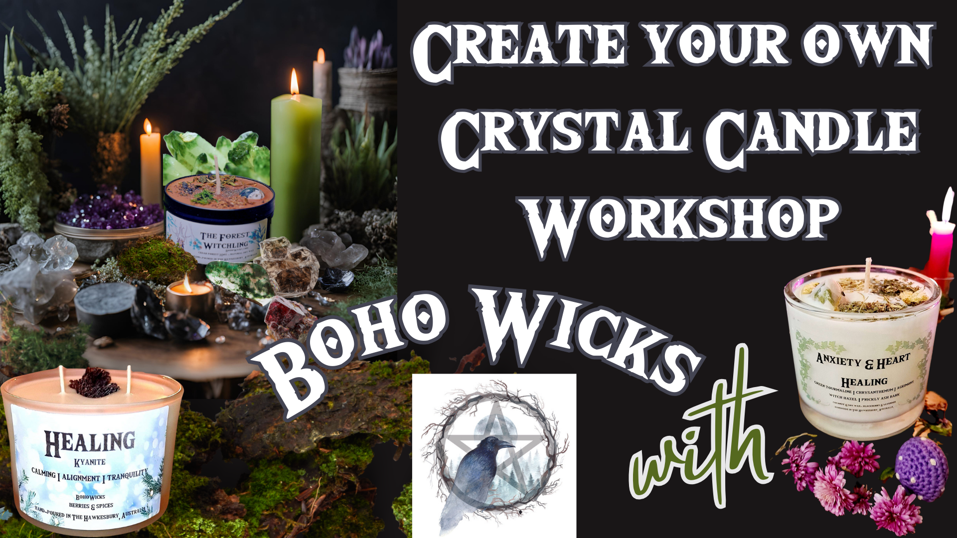 🕯️ Crystal Candle Making Workshop 🕯️