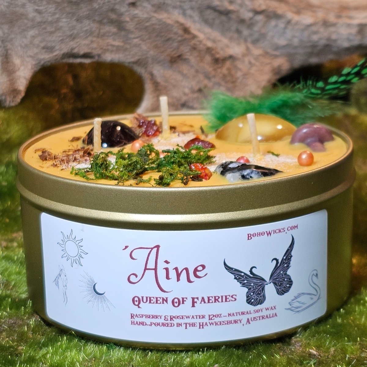 Áine Queen of The Faeries - Goddess of Summer - Candles with | Boho Wicks