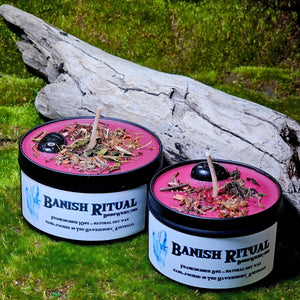 Banish Ritual - Candles with 8oz | Boho Wicks