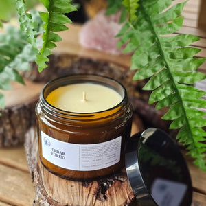 Cedar Forest - Candles with | Boho Wicks