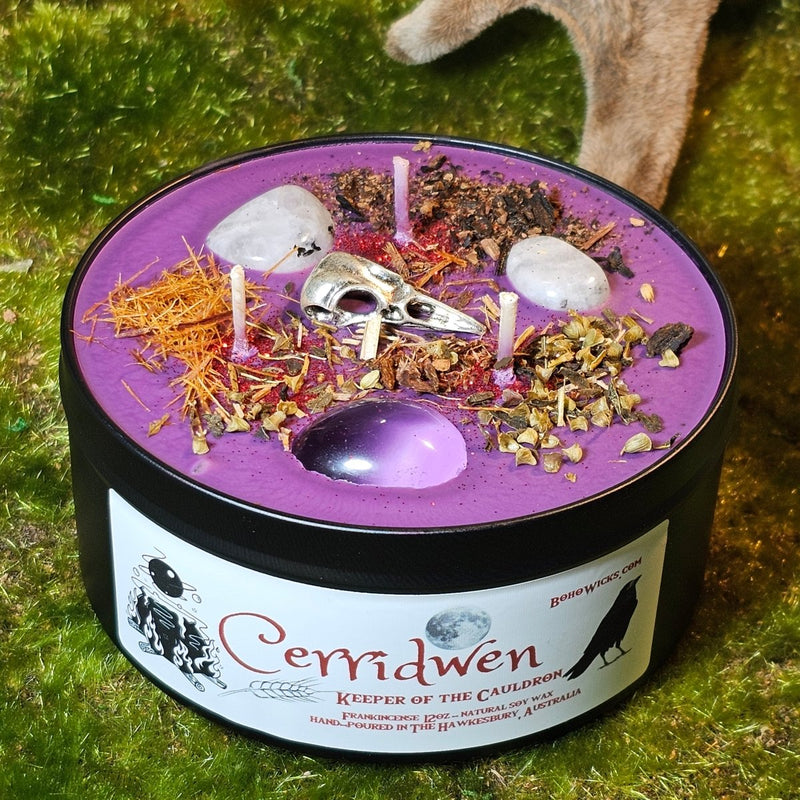 Cerridwen Keeper Of The Cauldron - Candles with | Boho Wicks