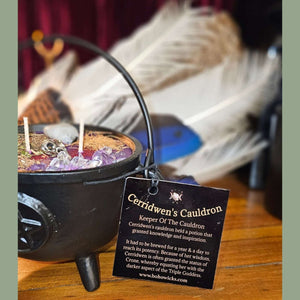 Cerridwen’s Cauldron - Cauldron with | Boho Wicks