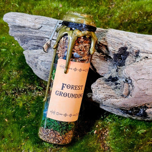 Forest Grounding Spell Jar - Spell jars with Large | Boho Wicks