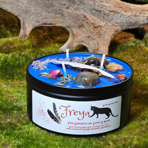 Freyja The Goddess of Love & War - Candles with 12oz | Boho Wicks