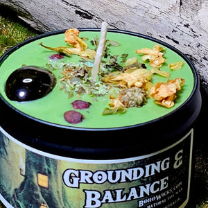 Grounding & Balance - Candles with 8oz | Boho Wicks