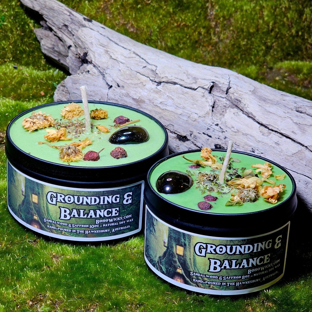 Grounding & Balance - Candles with 10oz | Boho Wicks