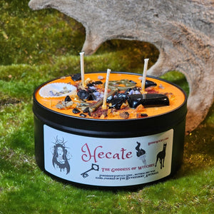 Hecate The Goddess Of Witches - Candles with 12oz | Boho Wicks