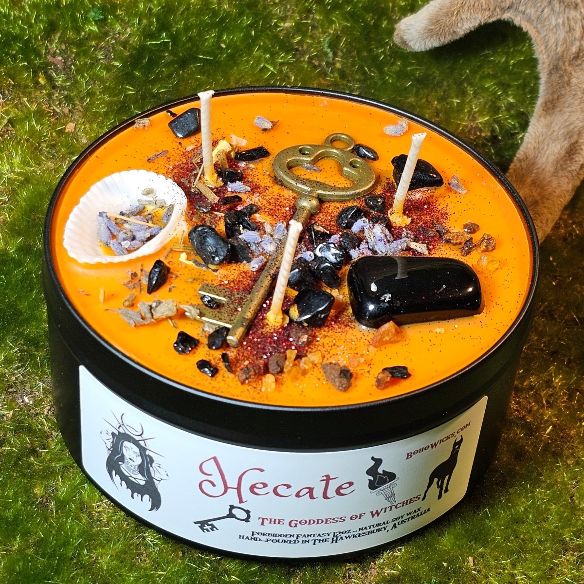 Hecate The Goddess Of Witches - Candles with 12oz | Boho Wicks