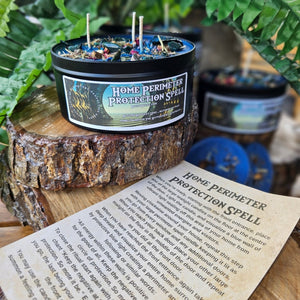 Home Perimeter Protection Spell - Candles with 8oz | Boho Wicks