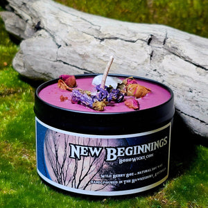 New Beginnings - Candles with 8oz | Boho Wicks