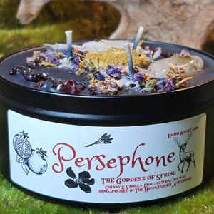 Persephone Queen of the Underworld and The Goddess of Spring - Candles with | Boho Wicks