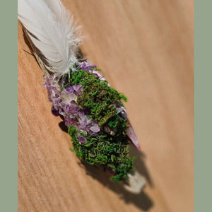 Serenity & Peace Healing Wand - Crystals with | Boho Wicks