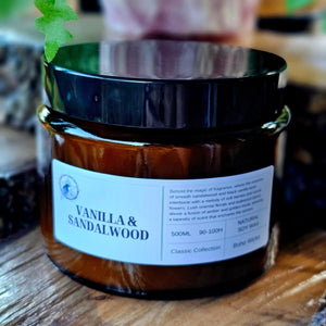 Vanilla & Sandalwood - Candles with | Boho Wicks