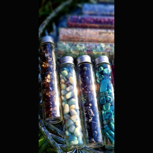 Crystal Shots - Crystals with Moonstone | Boho Wicks